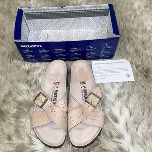 Siena Rivets Slide Sandal light rose size 39